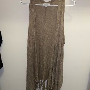 Umgee Sleeveless Cardigan